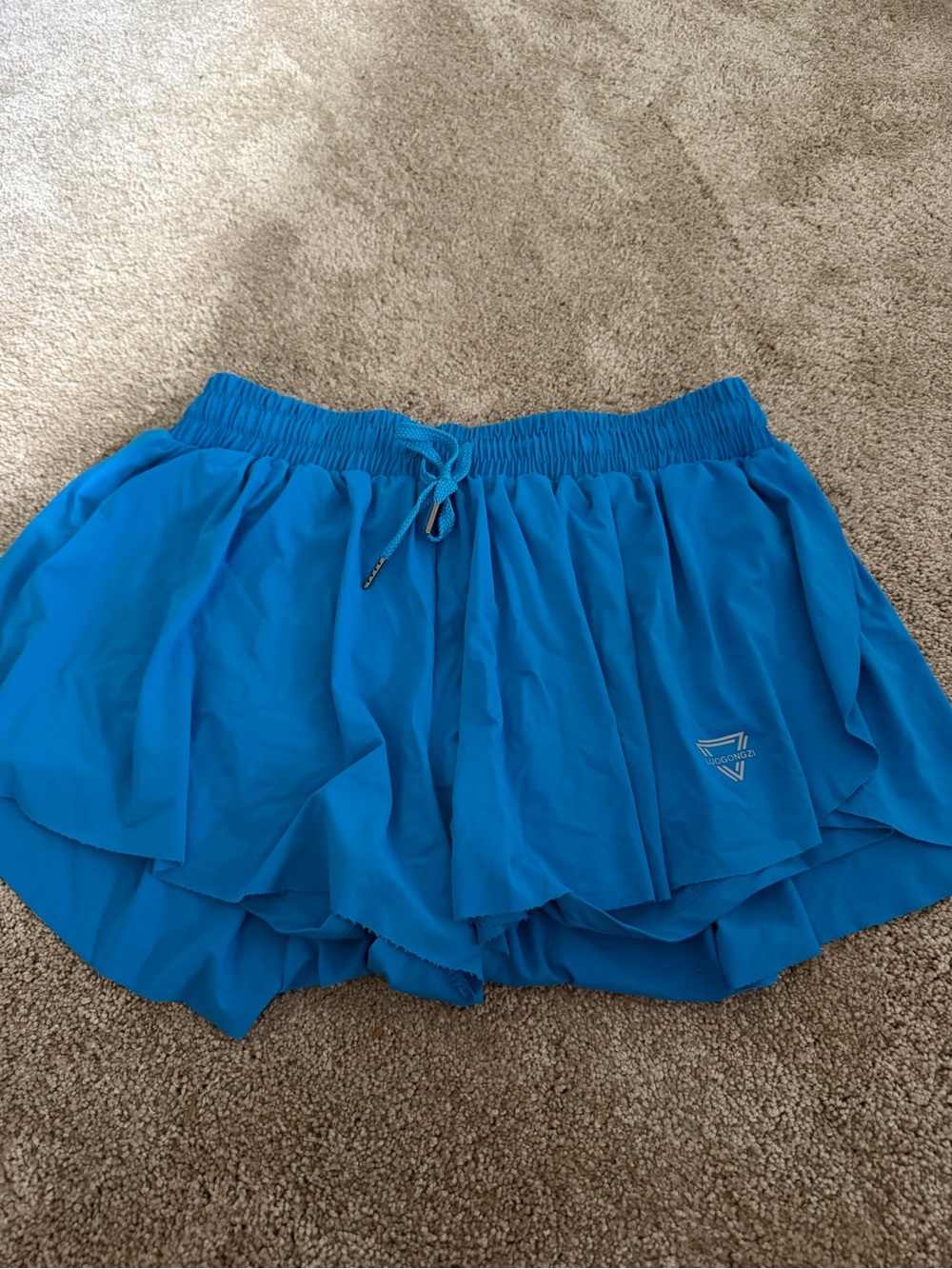 Women’s Athletic Layered Skort Shorts - Blue